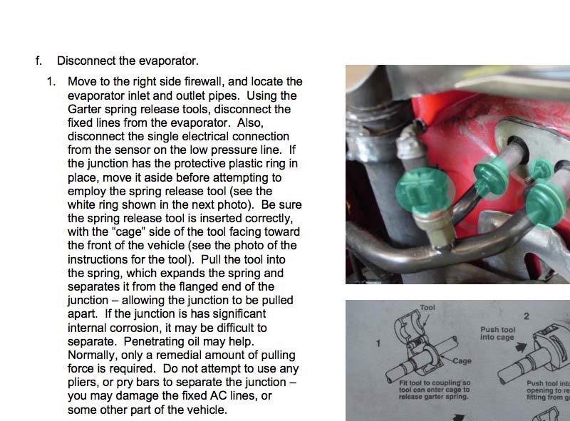 evaporator replacement tutorial - Volvo 850