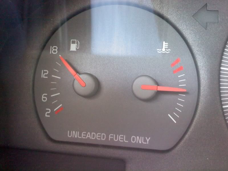 s70 temperature gauge