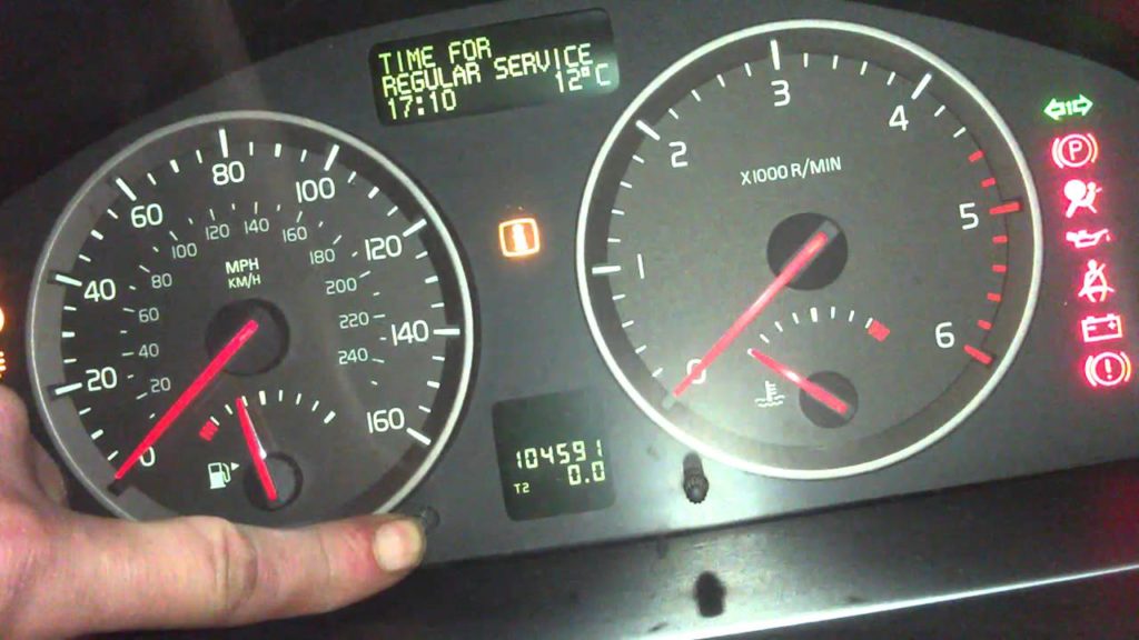 volvo service light information