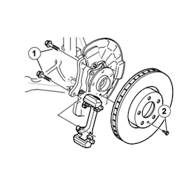 XC90 Rotor Front Brake Pads Change-Install Instructions 