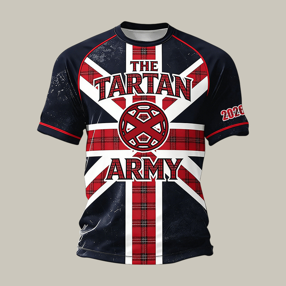 2026 FIFA World Cup Scotland The Tartan Army T-Shirt 2026 FIFA World Cup Fan Shirt Unique Gift