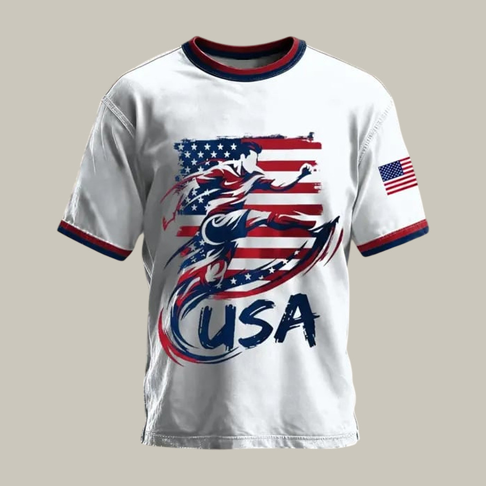 2026 FIFA World Cup USA Team T-Shirt American Flag 2026 FIFA World Cup Shirt