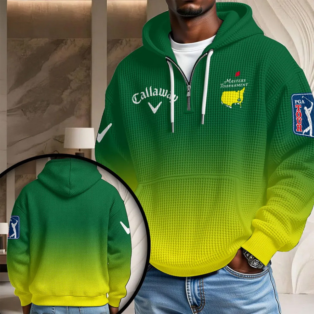 2026 Masters Tournament Callaway Hafl Zip Hoodie The Masters Tournament Augusta Apparel Golf Gift
