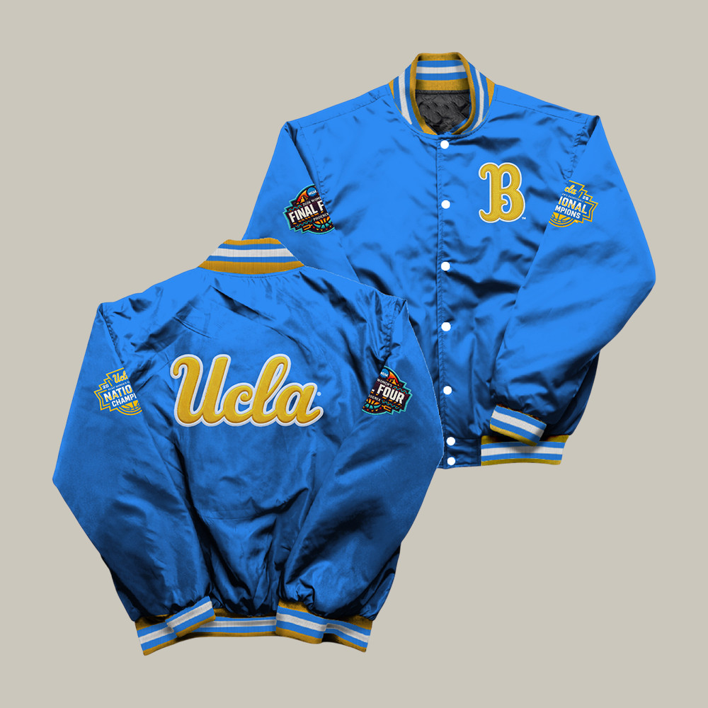 2026 NCAA Women's Basketball National Champions Bomber Jacket Bruins Basketball Apparel