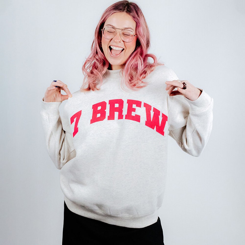 7 Brew Merch 7 Brew Classics Sweatshirt Birthday Gift For Sister