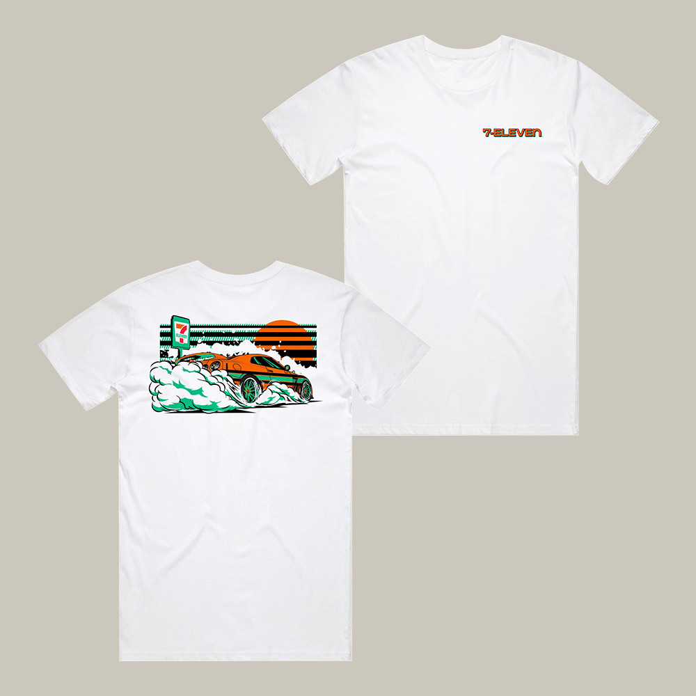7 Eleven Burnout T-Shirt Convenience Store Merch Unique Present For Racers