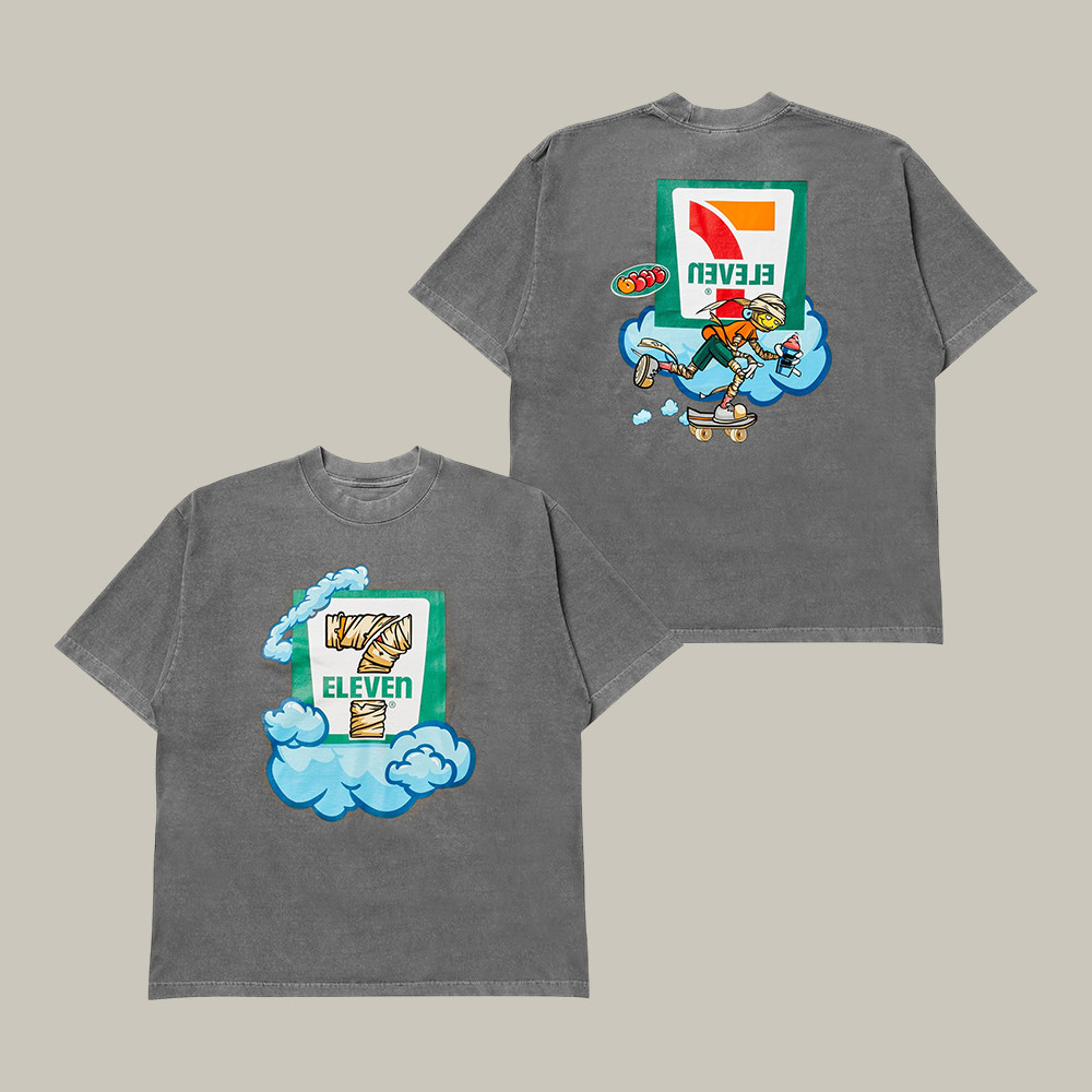 7 Eleven x BlueTthe Great Mummy T-Shirt Streetwear Clothes 7 Eleven Birthday Gift For Sisters