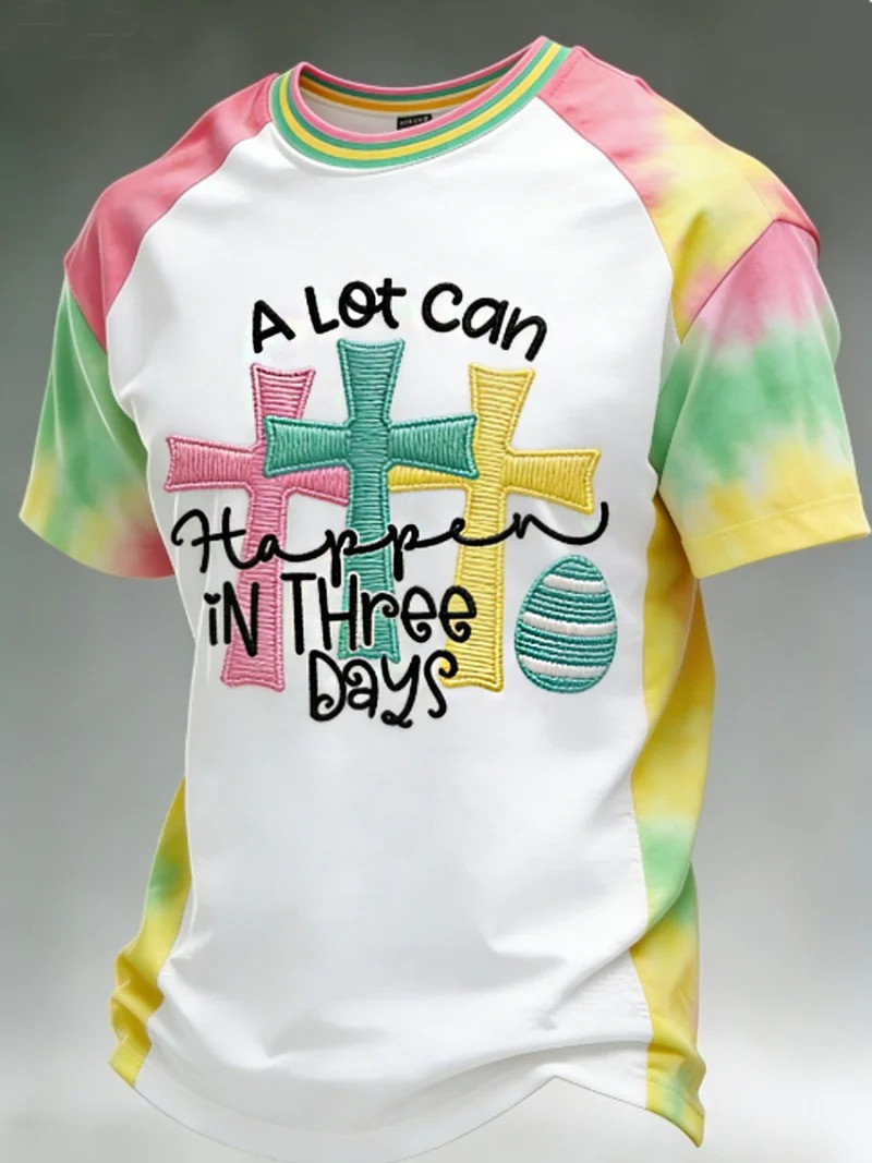 A Lot Can Happen In Three Days T-Shirt Christian Easter Faith Gift Ideas For Christians