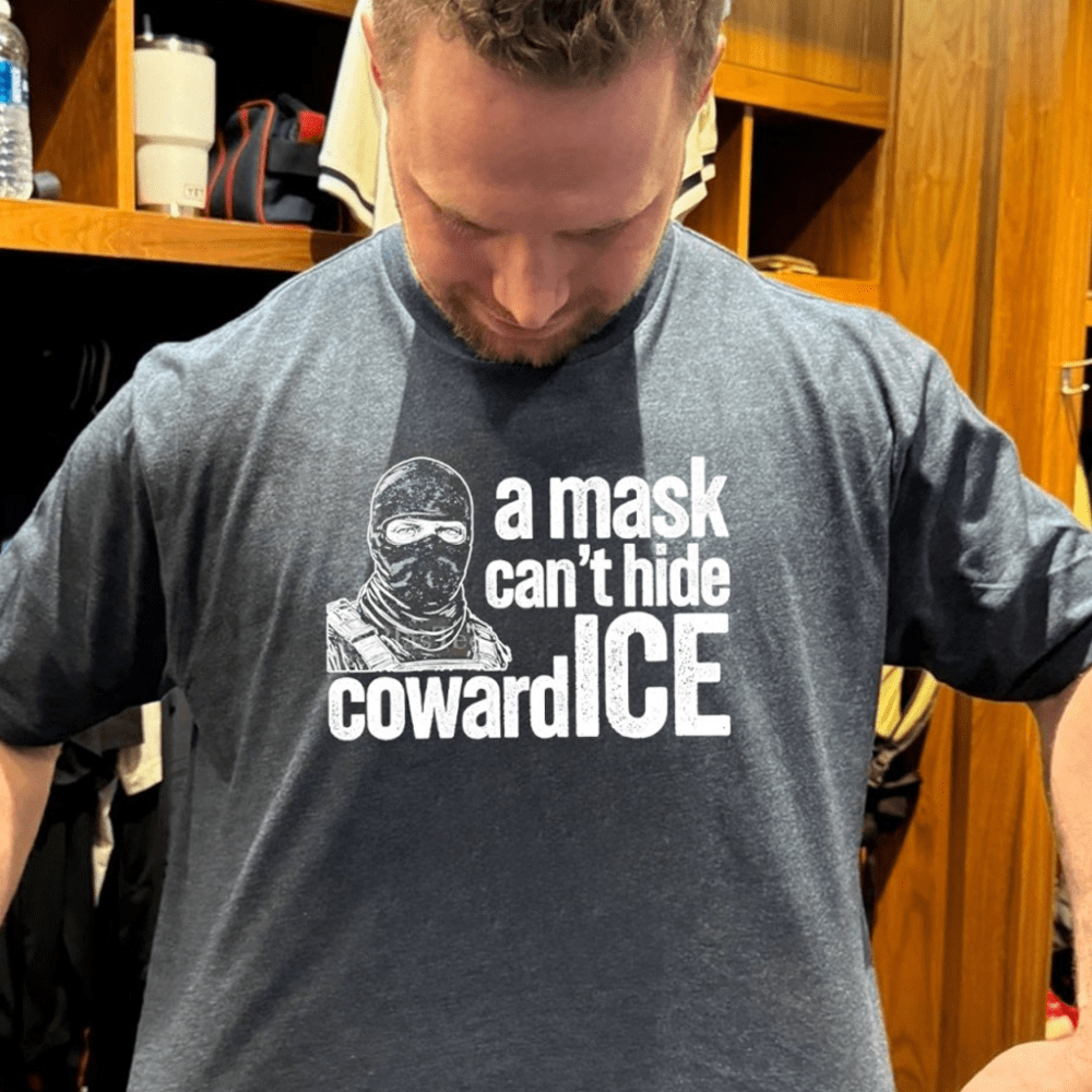 A Mask Can't Hide Coward ICE Anti ICE Protest T-Shirt Present For Husband