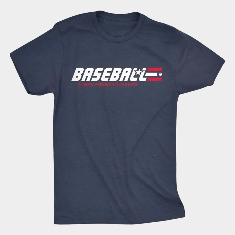 A Real American Pastime Baseball Shirt Father's Day Gifts For Baseball Fans