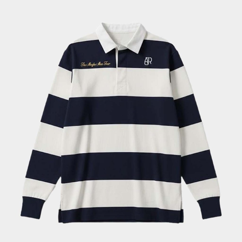 AJR The Maybe Man Tour Long Sleeve Polo Shirt AJR Merch Gifts For Pop Band Fans