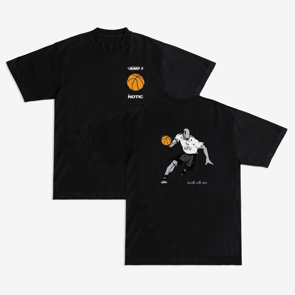AND1 x The Notic Game Recognize Game T-Shirt Basketball Clothes Fan Gift For Boyfriend