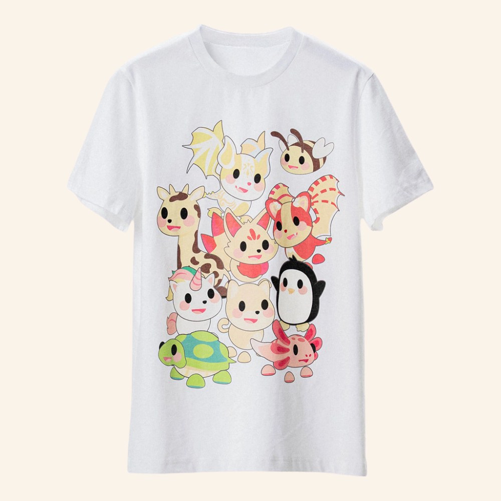 Adopt Me Merch Adopt Me Pastel Pals T-Shirt Christmas Gifts For Son