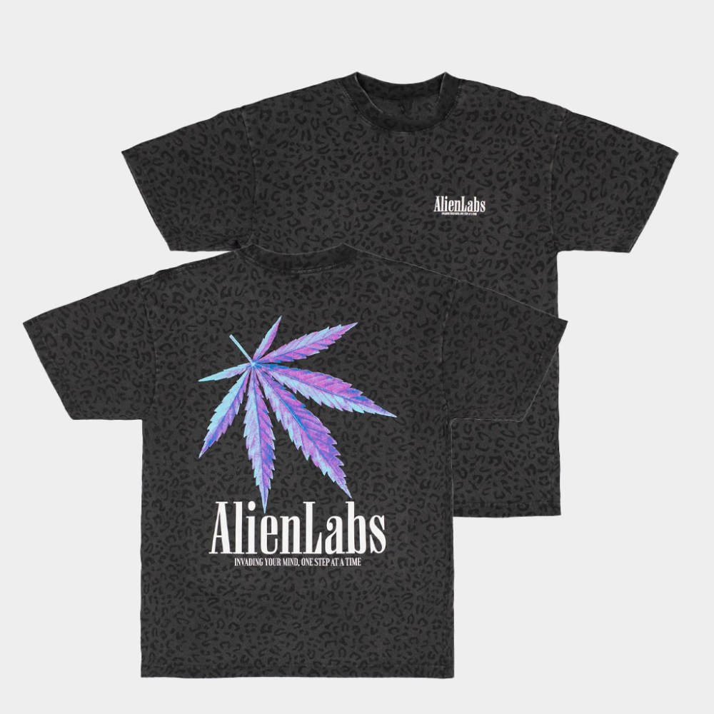Alienlabs Apparel Merch The Chronic 2069 T-Shirt Black Leopard Shirt Best Gifts For Her