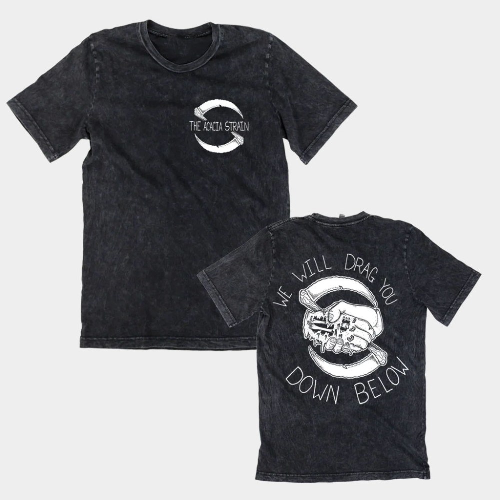 All In Merch The Acacia Strain Drag You Down Below Wash T-Shirt Present For Husband