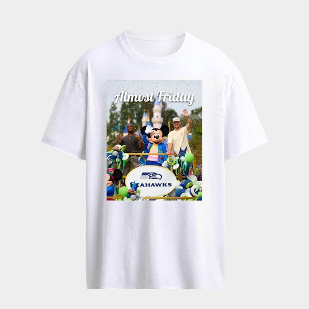 Almost Friday Seahawks Logo Shirt Presents For Football Fans