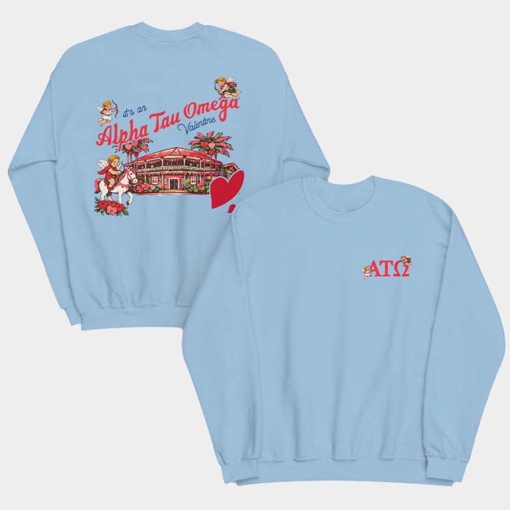 Alpha Tau Omega Merch Ato Valentines Sweatshirt Best Gifts For Girlfriend