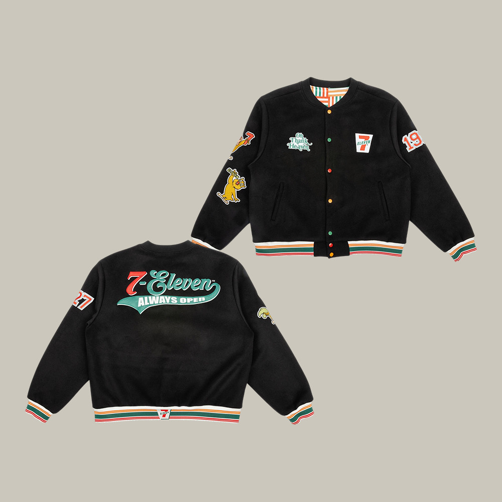 Always Open 7 Eleven Bomber Jacket 7 Eleven Apparel Present For Father's Day