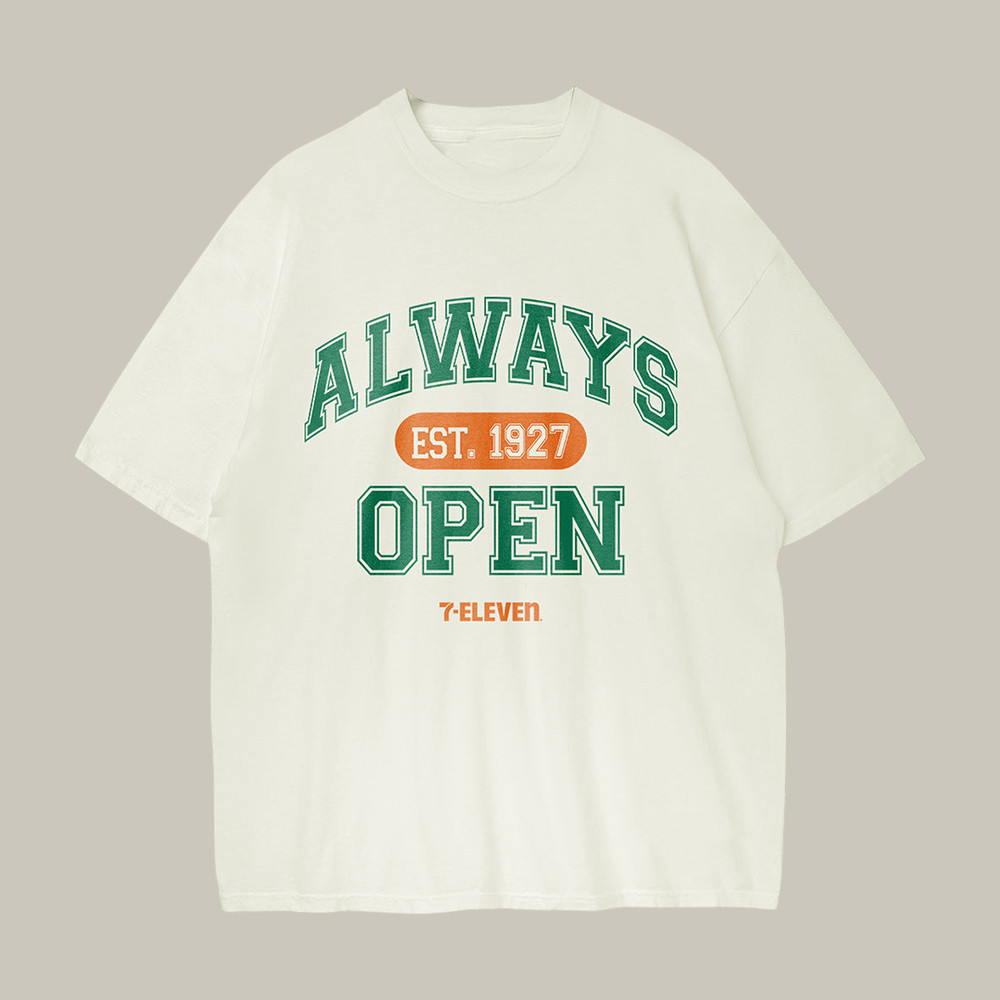 Always Open 7 Eleven T-Shirt Streetwear Apparel 7 Eleven Present For Best Friends