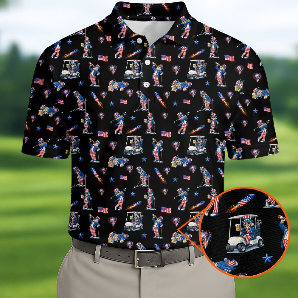 America Celebrates 250Th Anniversary Golf And Beer Funny 4th Of July Merch Patriotic Gifts For Dad