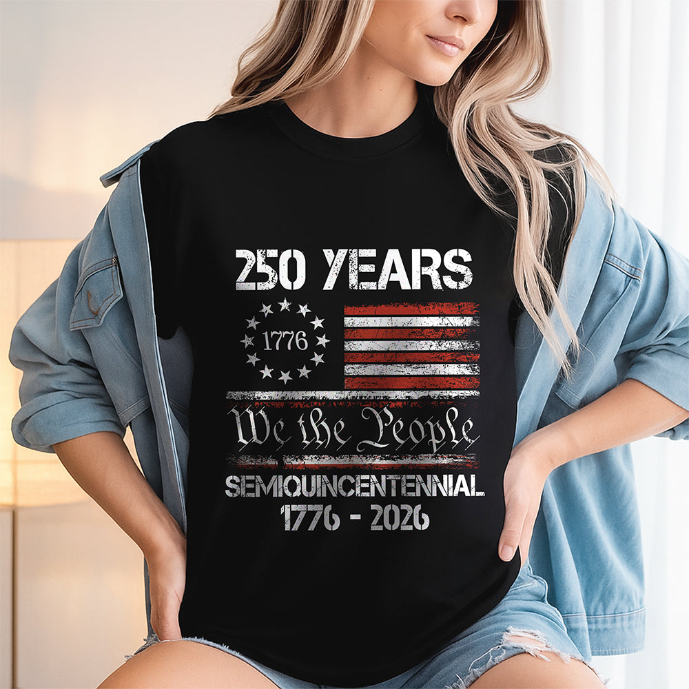 America's 250th Anniversary United States Semiquincentennial Dark Shirt America 250 Merchandise Patriotic Presents