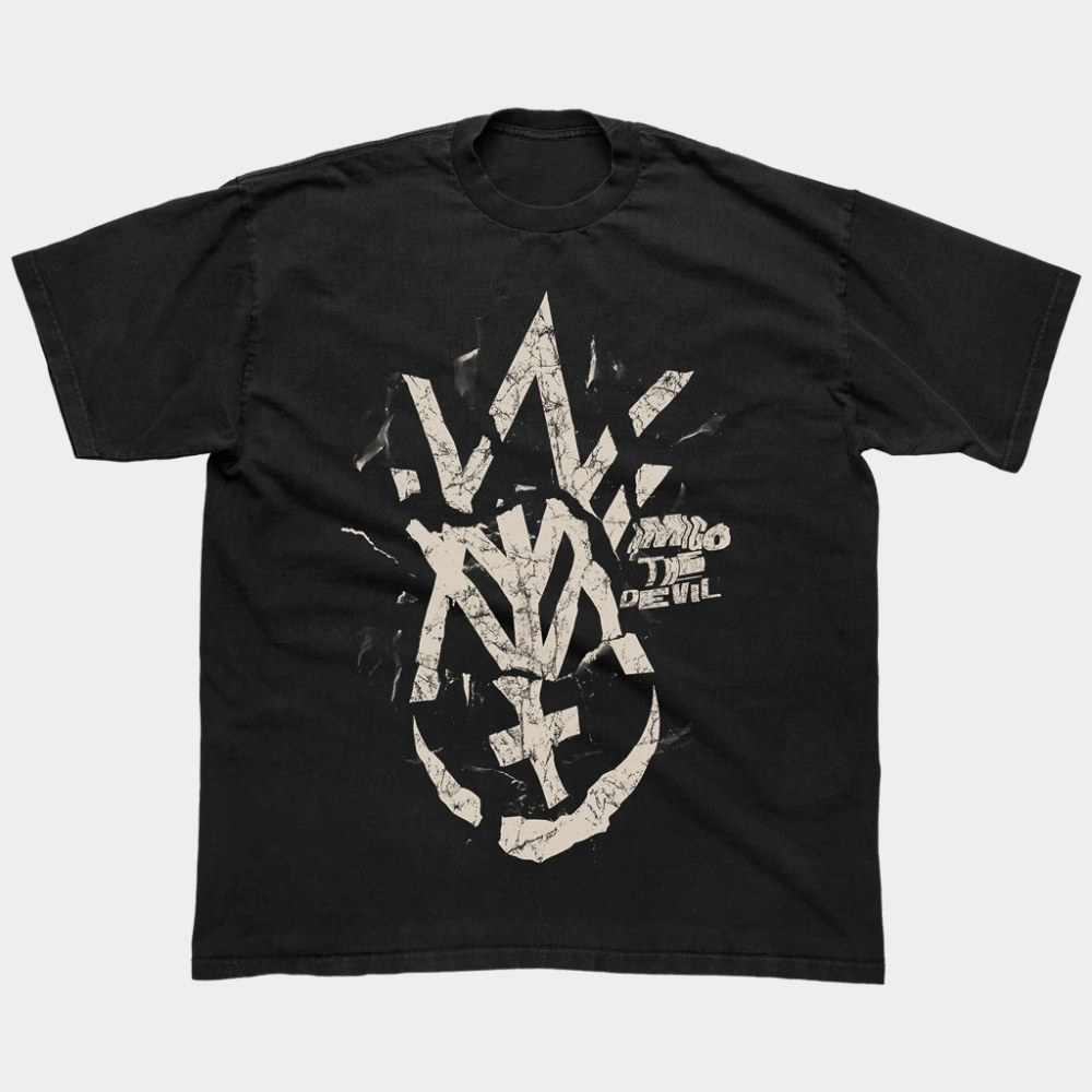 Amigo The Devil Merch Devil Destroyed Black T-Shirt Amigo The Devil Fan Apparel Gifts For Dad