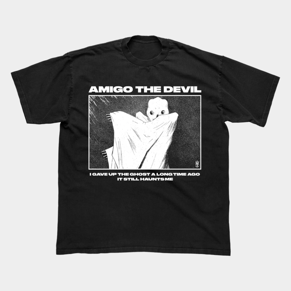 Amigo The Devil Merch Ghost Core Black T-Shirt Amigo The Devil Shirt Birthday Gift For Husband