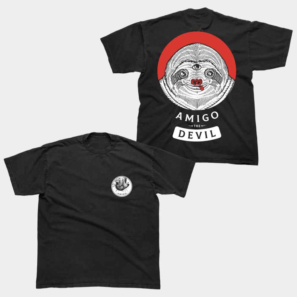 Amigo The Devil Merch Hanging Around Black T-Shirt Amigo The Devil Shirt Gifts For Son