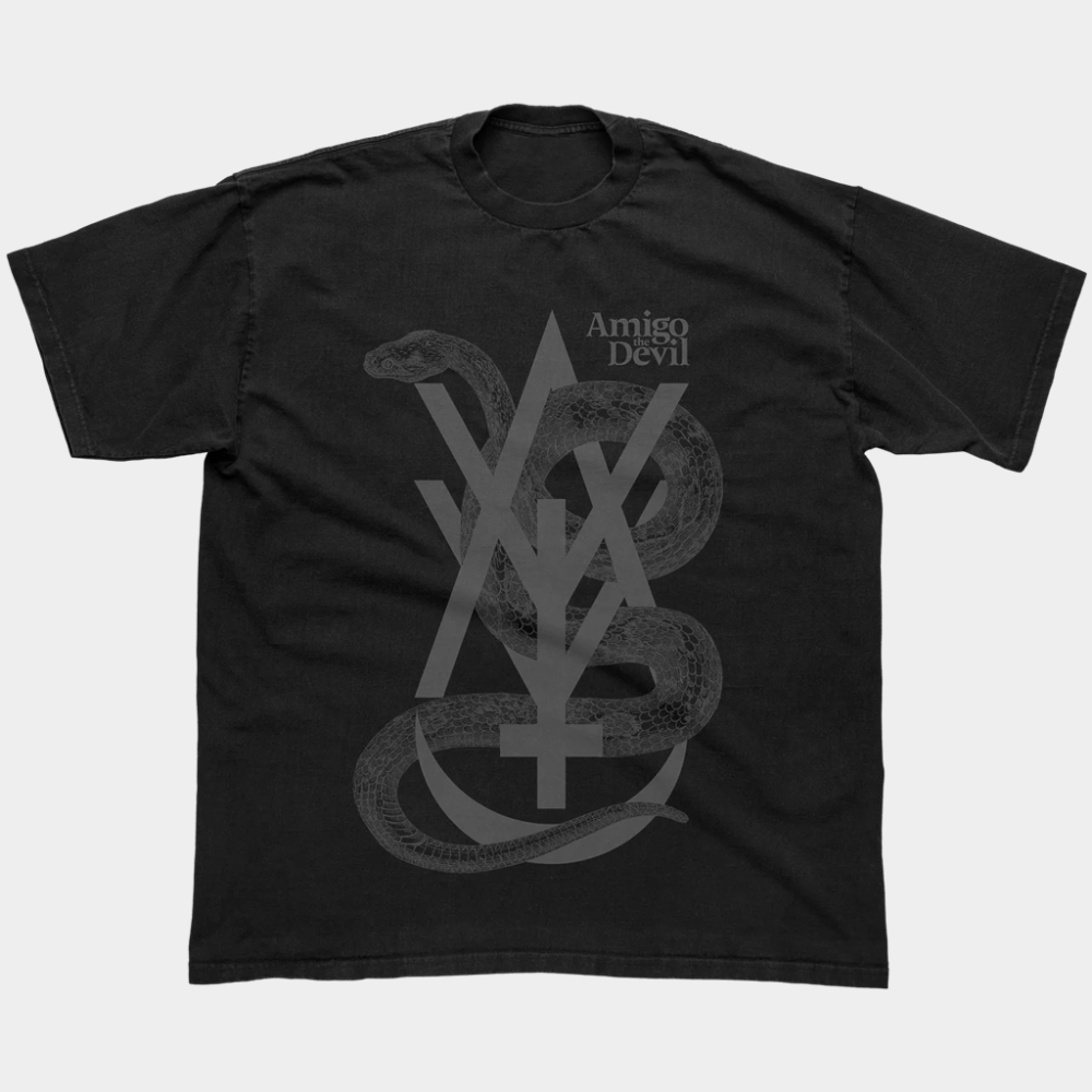 Amigo The Devil Merch Snake Black T-Shirt Amigo The Devil Shirt Gifts For Brother
