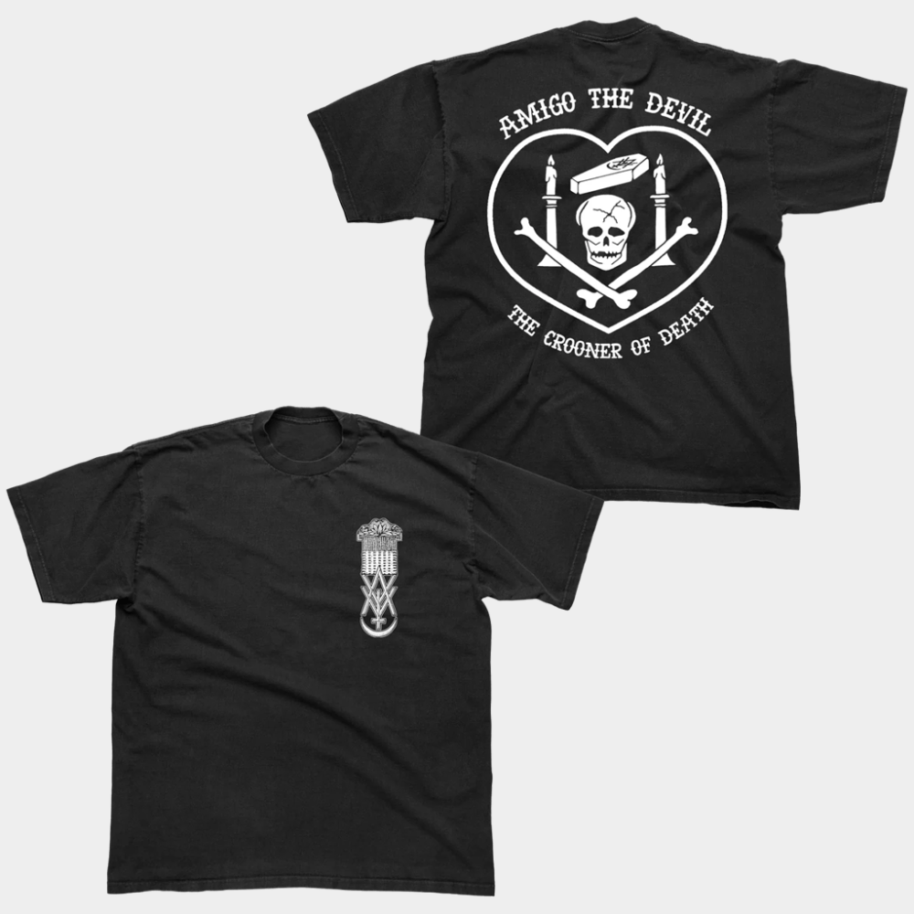 Amigo The Devil Merch The Crooner Of Death Black T-Shirt Amigo The Devil Shirt Gifts For BFF