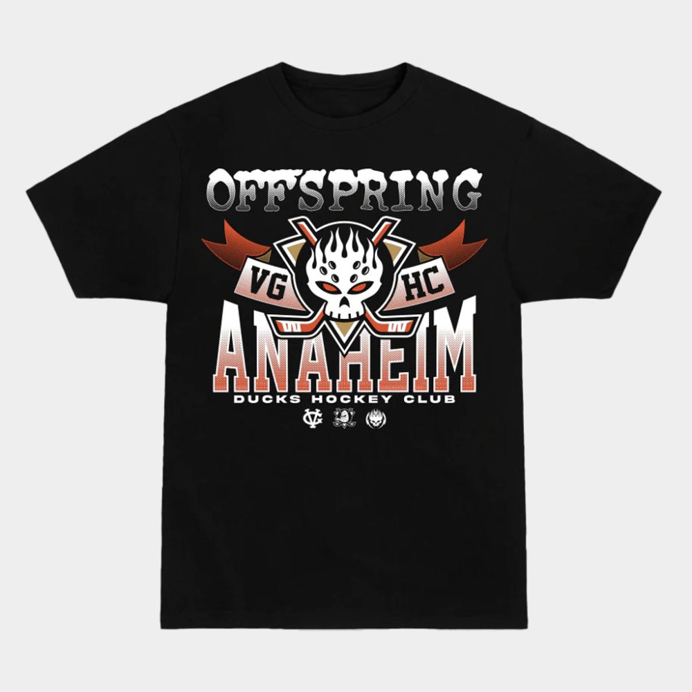 Anaheim Team Merch Pretty Fly For A Duck Guy Banner T-Shirt Ice Hockey Fan Gifts