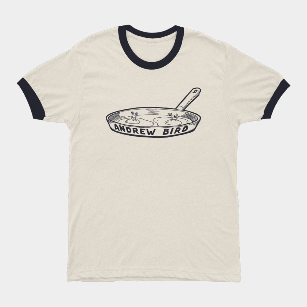 Andrew Bird Merch Frying Pan Andrew Bird T-Shirt Gifts For Music Fans