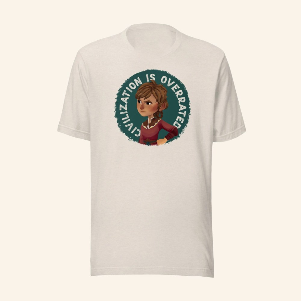 Angel Merch The Wingfeather Saga Civilization Is Overrated T-Shirt Gifts For Her