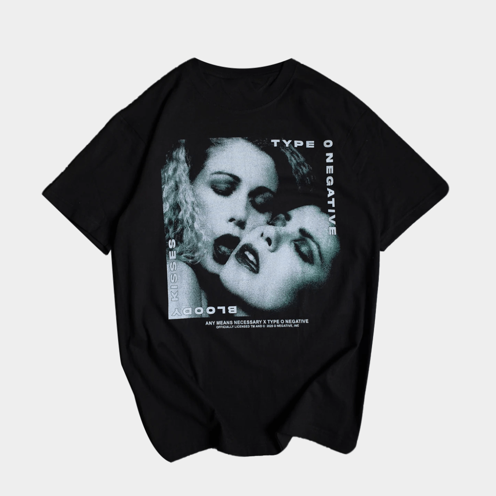 Any Means Necessary Merch Bloody Kisses T-Shirt Gifts For Friends