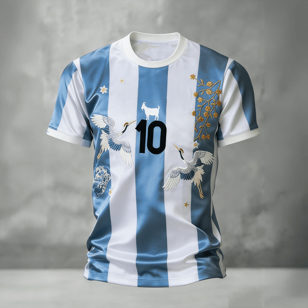Argentine 2026 FIFA World Cup Goat 10 T-Shirt Soccer Clothes Fan Gift For Father