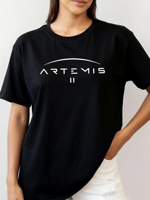 Artemis II Landing Mission T-Shirt NASA Moon Mission 2026 Clothes Best Gift For Astronomy Enthusiasts