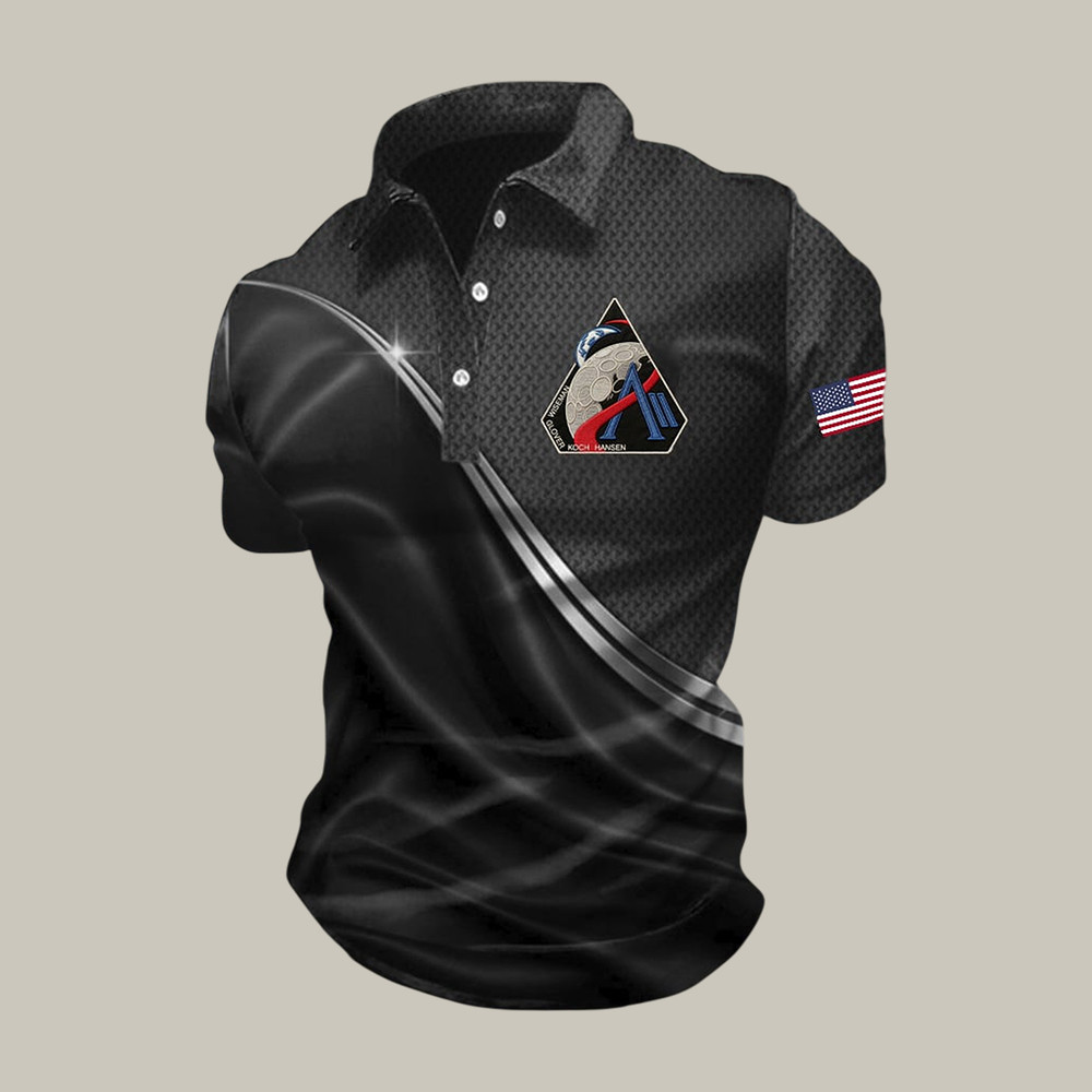 Artemis II Manned Mission To The Moon Polo Shirt NASA Moon Mission 2026 Clothing Present For Him