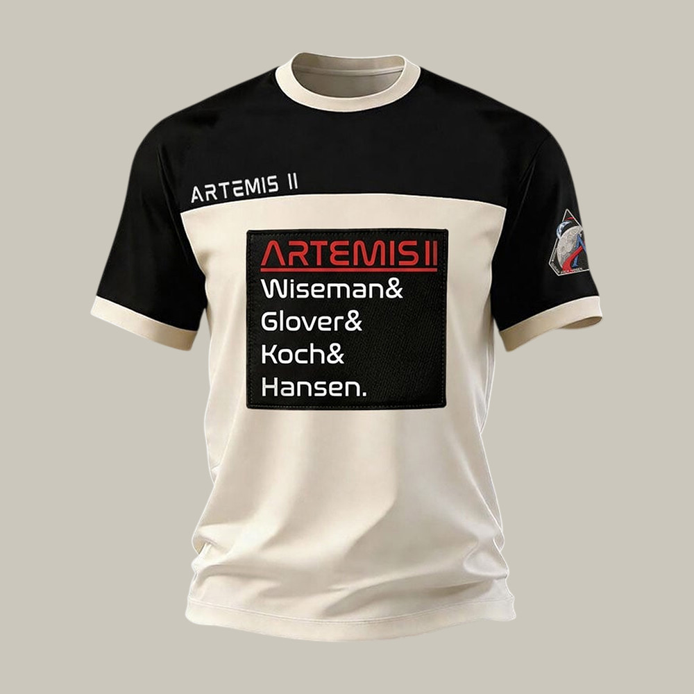 Artemis II Mission Graphic Design T-Shirt NASA Moon Mission 2026 Clothes Best Gift For Husband