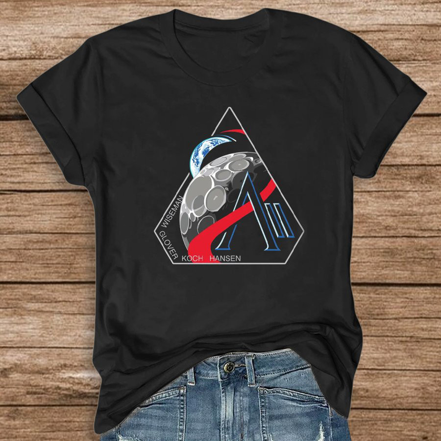 Artemis II Mission T-Shirt NASA Moon Mission 2026 Clothing Present For Her