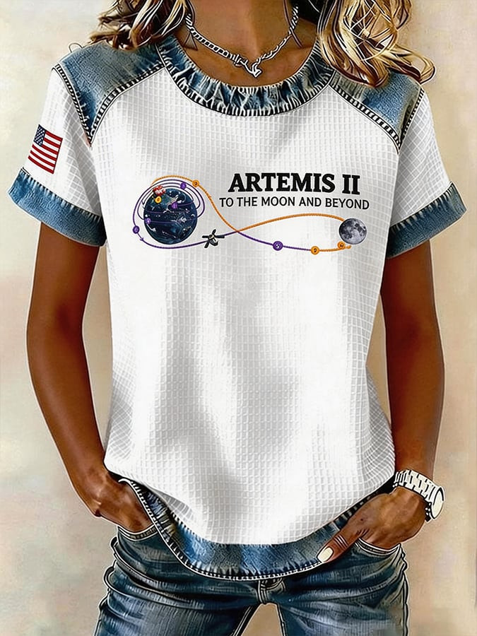 Artemis II Mission To The Moon And Beyond T-Shirt NASA Moon Landing 2026 Clothing