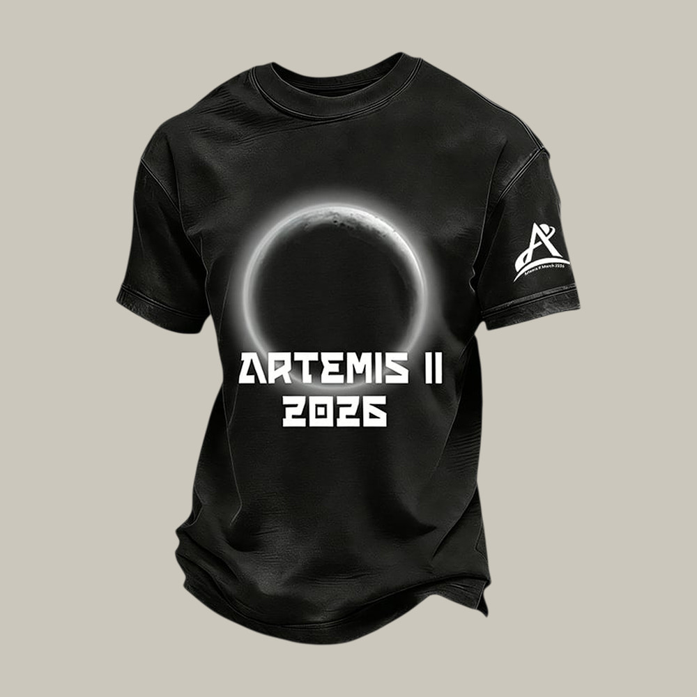 Artemis II Space Mission T-Shirt NASA Moon Mission 2026 Clothing Present For Brother