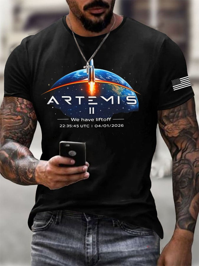 Artemis II We Have Lift Off T-Shirt NASA Moon Landing 2026 Shirt Best Gift For Dad