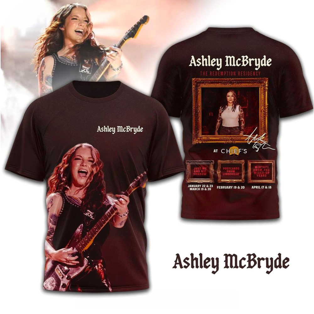 Ashley McBryde The Redemption Residency Shirt Ashley McBryde Merch Best Gifts For Sister