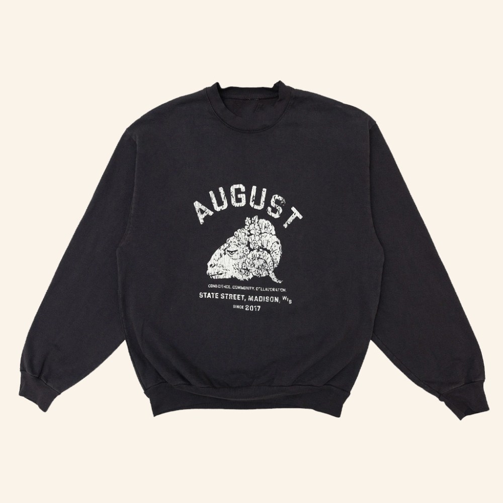 August Merch August 8 Year Anniversary Rams Head Sweatshirt Gifts For Husband