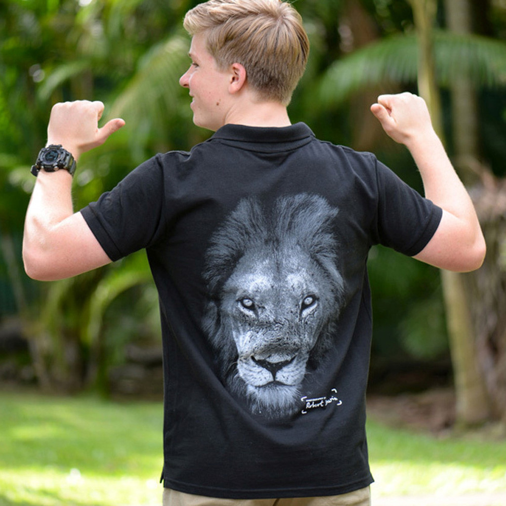 Australia Zoo Robert Irwin Merch Robert Irwin Lion Polo Shirt Christmas Gifts For Husband