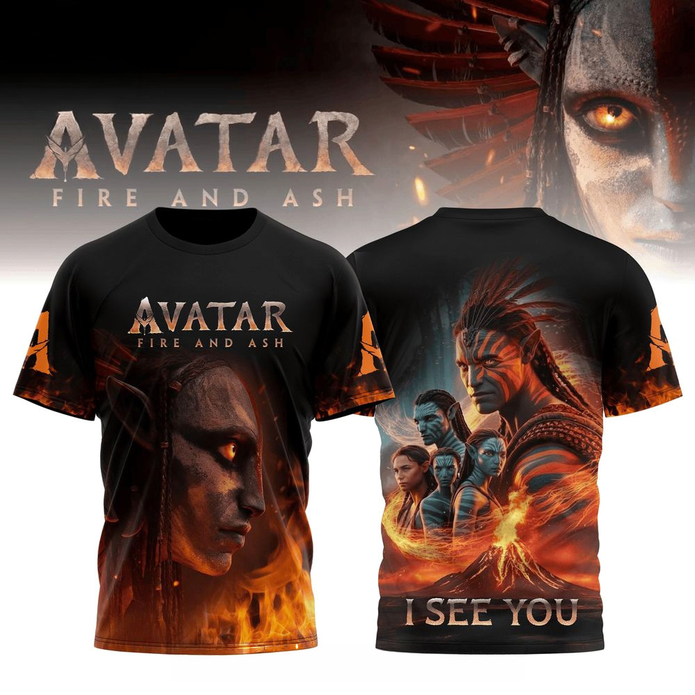 Avatar Fire And Ash I See You T-Shirt Avatar Merch Best Gifts For Movie Fans