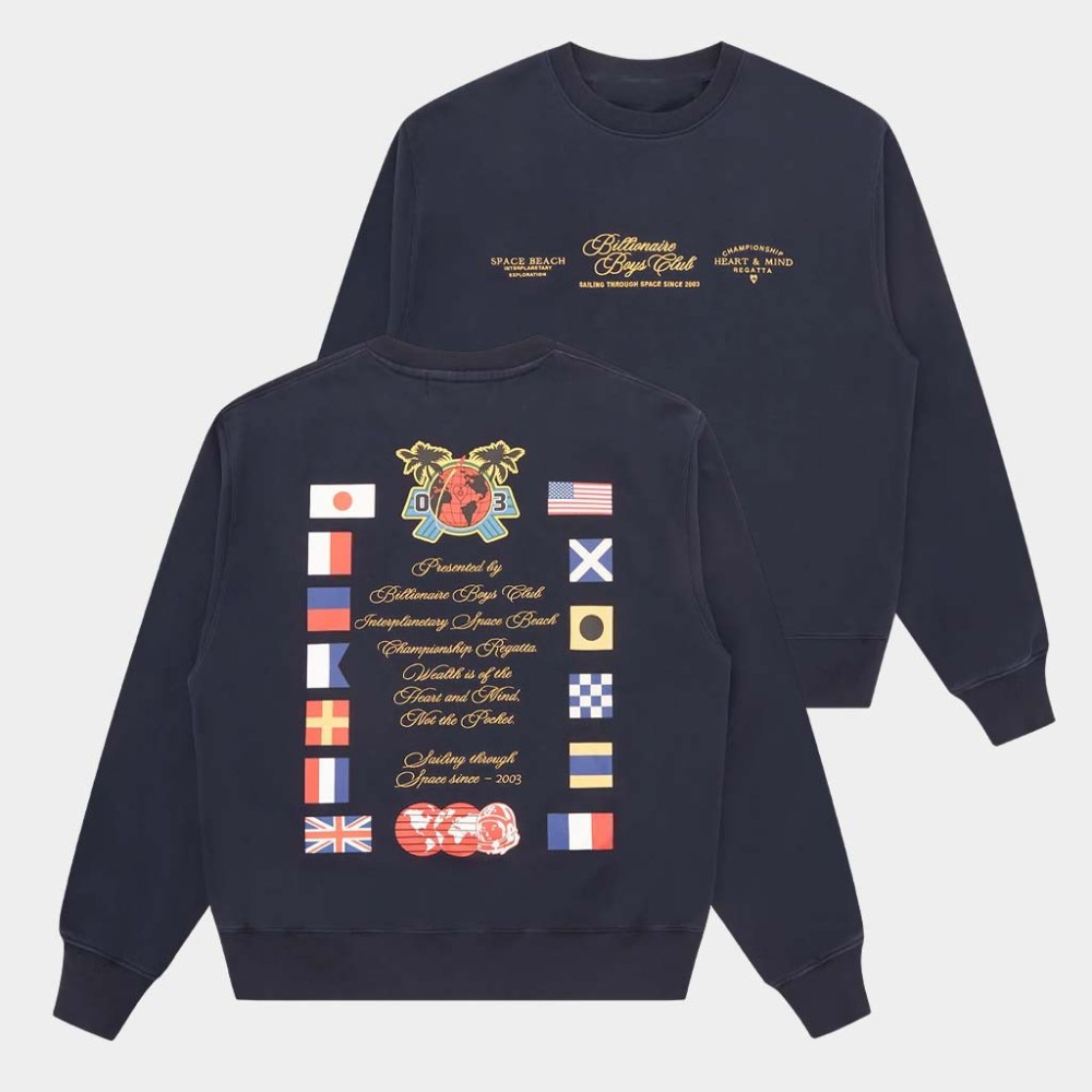 BBCIcecream Merch Regatta Crewneck Billionaire Boys Club Sweatshirt Gifts For Boyfriend