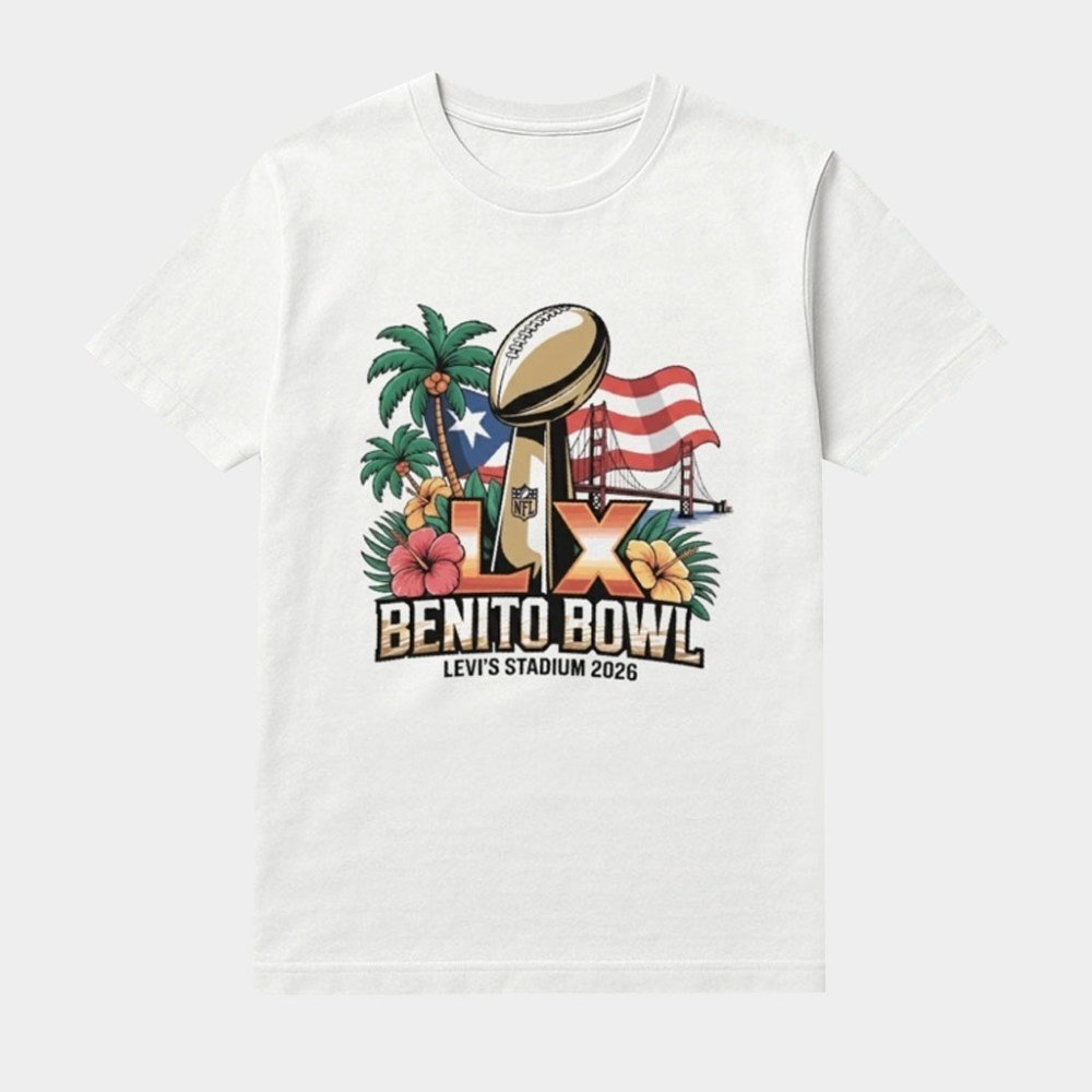Bad Bunny Super Bowl LIX Shirt 2026 Benito Bowl Shirts Bad Bunny Merch Gifts For Fans