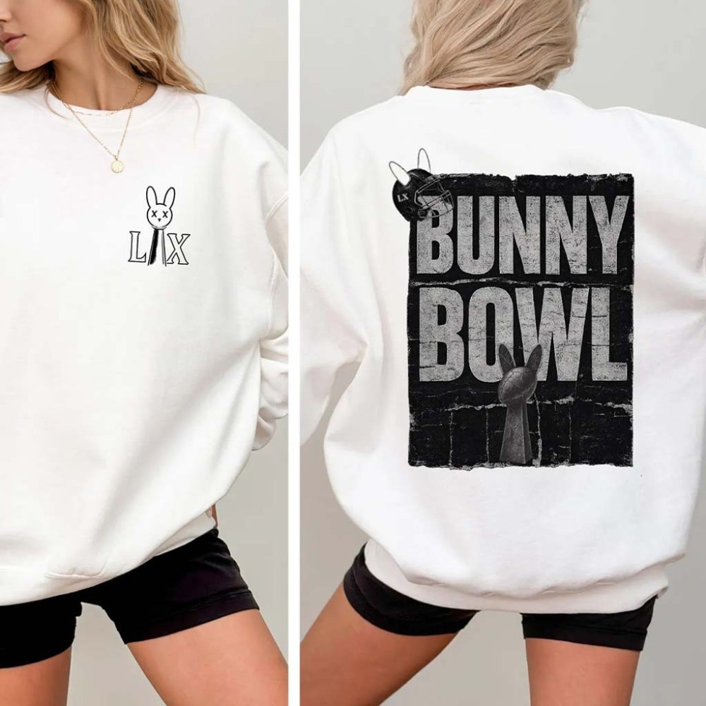 Bad Bunny Super Bowl Merch 2026 Benito Bowl Sweatshirt Puerto Rico Football Gifts Women's
