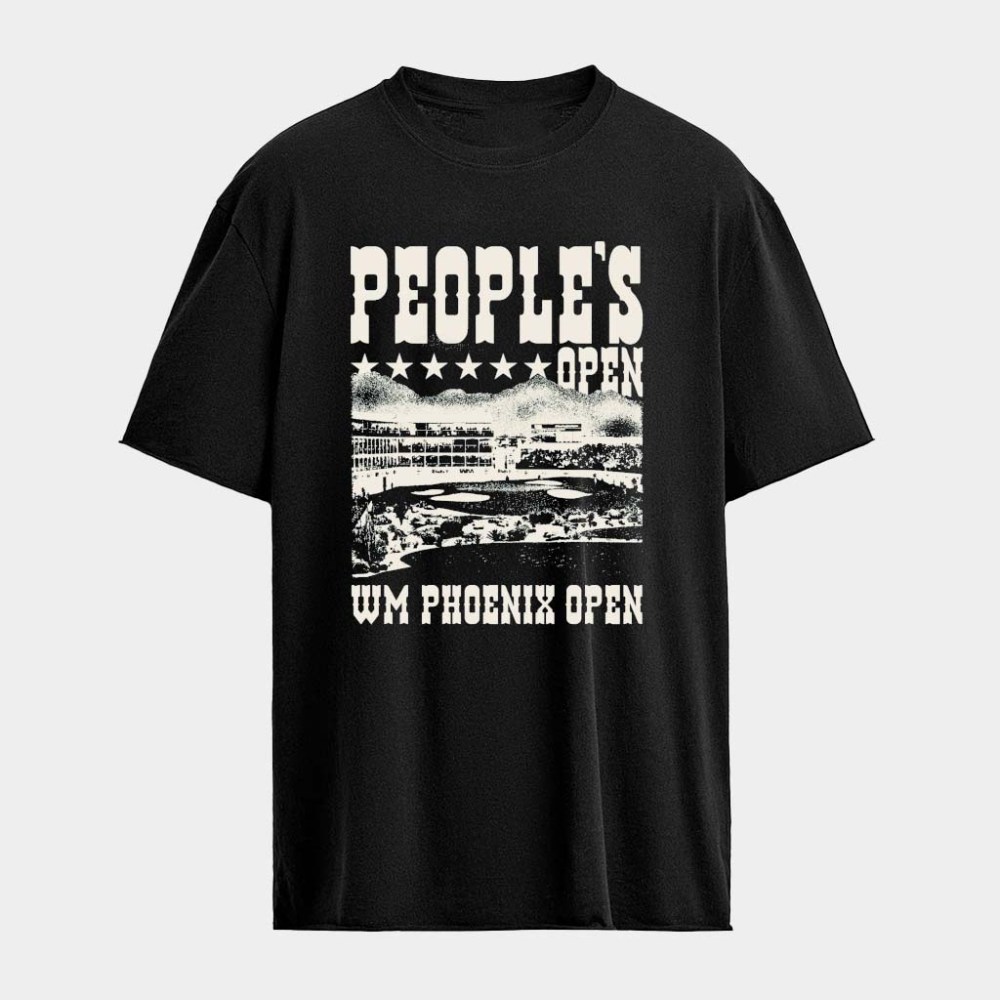 Barstool Golf x WM Phoenix Open People's Open Western T-Shirt Gift Ideas For Husband